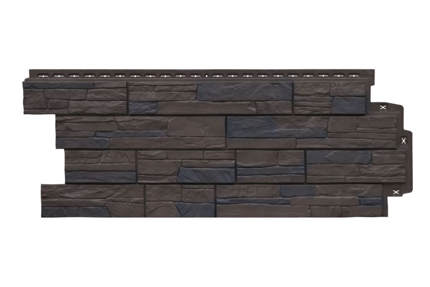 Фасадная панель Grand Line, Сланец Design Plus, Орех купить в Нижнем Новгороде