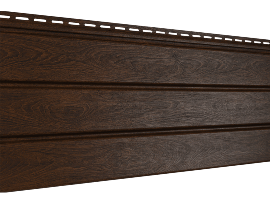 Софит PRO под дерево, Ю-пласт, Тёмный орех (с частичной перфорацией) купить в Нижнем Новгороде