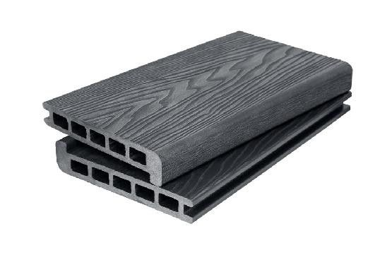 Ступень 3D GardenParkett с текстурой дерева в цвете графит купить в Нижнем Новгороде