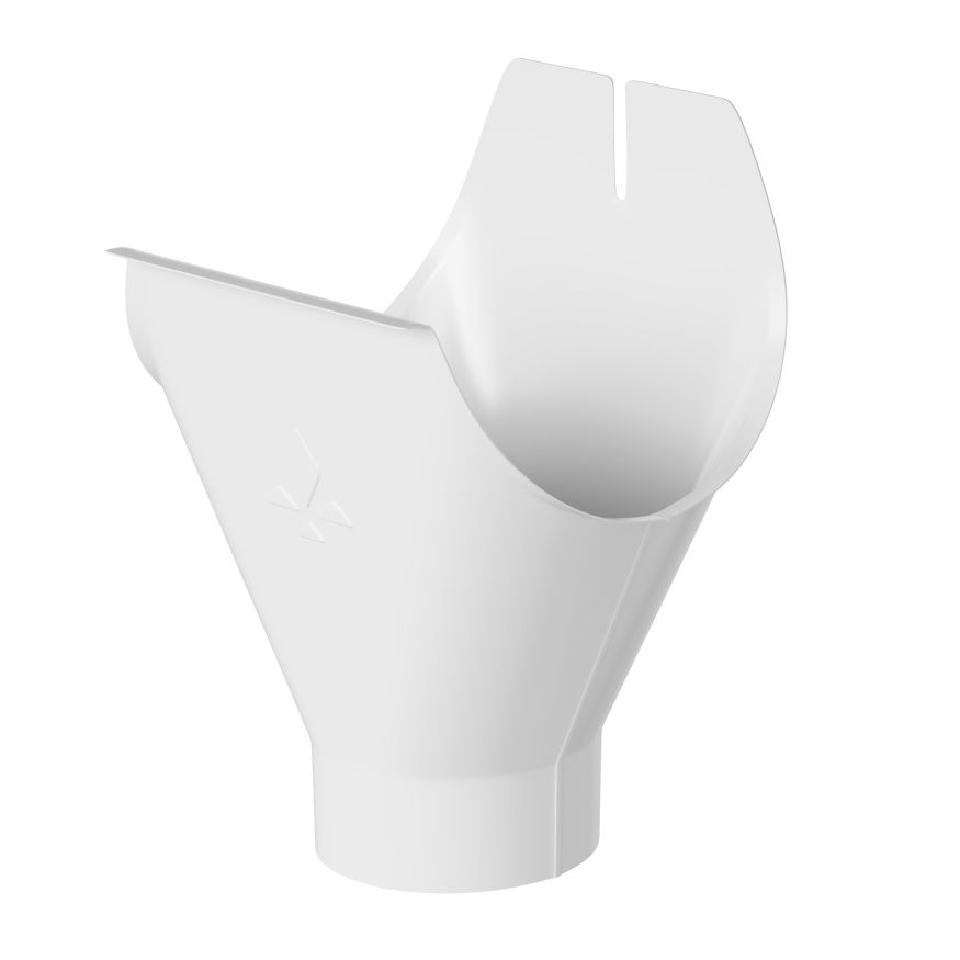 Воронка желоба Aquasystem, PU MATT, RAL 9003 Белый 150/100 купить в Нижнем Новгороде