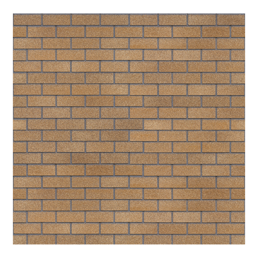 Битумная фасадная плитка Технониколь HAUBERK кирпич Песчаный, 2 кв.м. купить в Нижнем Новгороде