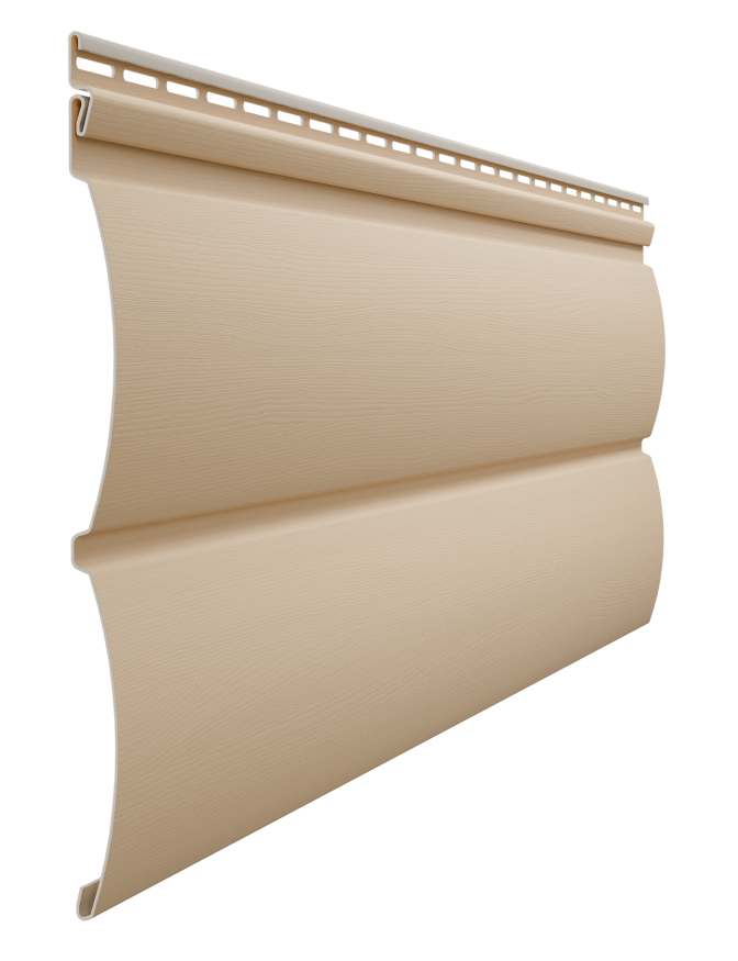 Виниловый сайдинг Docke Блок-Хаус D4.7T, Крем-брюле купить в Нижнем Новгороде