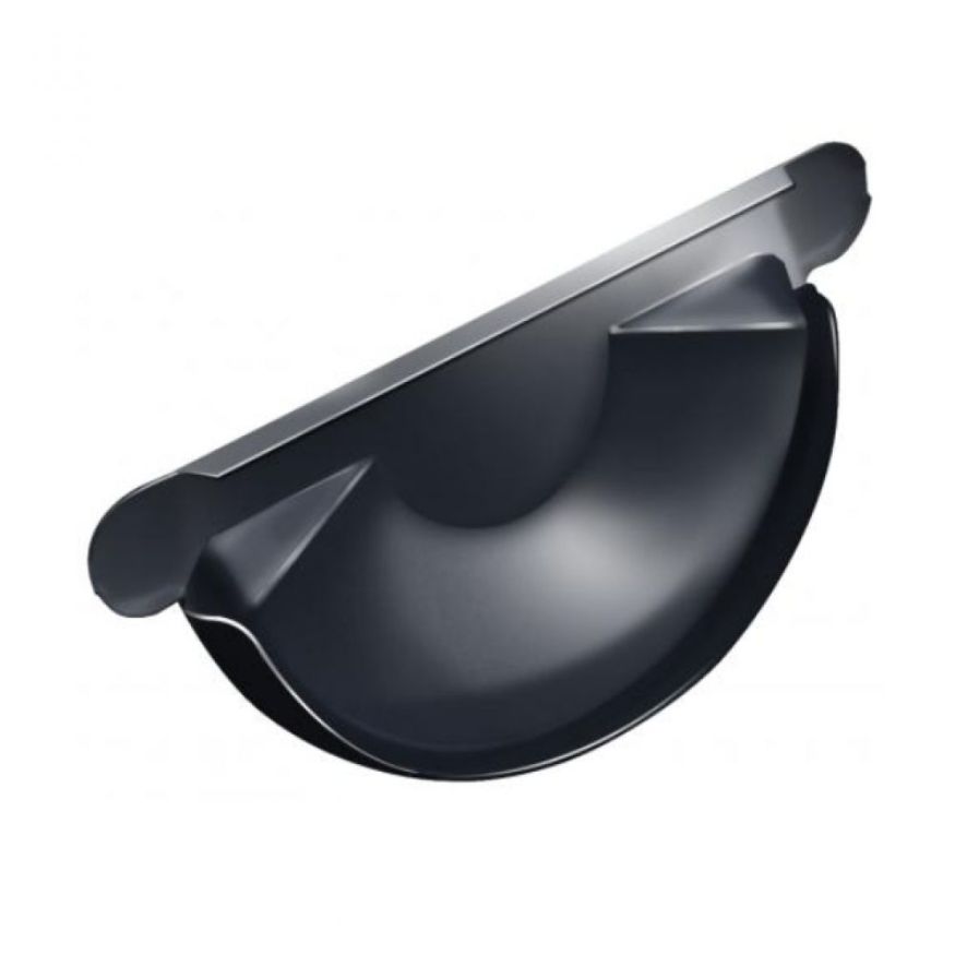 Заглушка для желоба Grand Line, серого цвета (RAL 7024) купить в Нижнем Новгороде