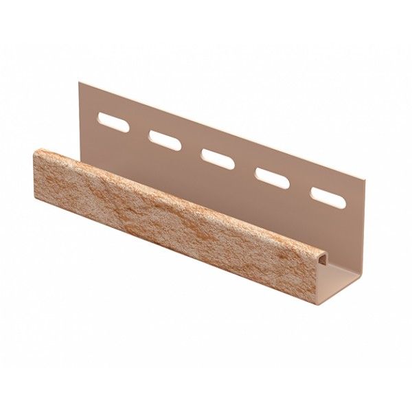 J-планка Ю-Пласт, Стоун Хаус Камень, Золотистый купить в Нижнем Новгороде