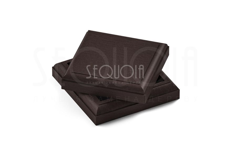 Комплект юбки и крышки для столба SEQUOIA коричневого цвета. купить в Нижнем Новгороде