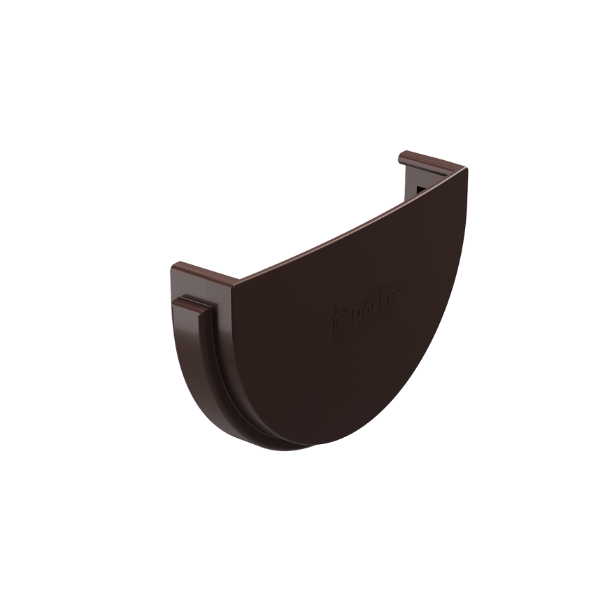 Заглушка для желоба Docke Standard, темно-коричневая. купить в Нижнем Новгороде