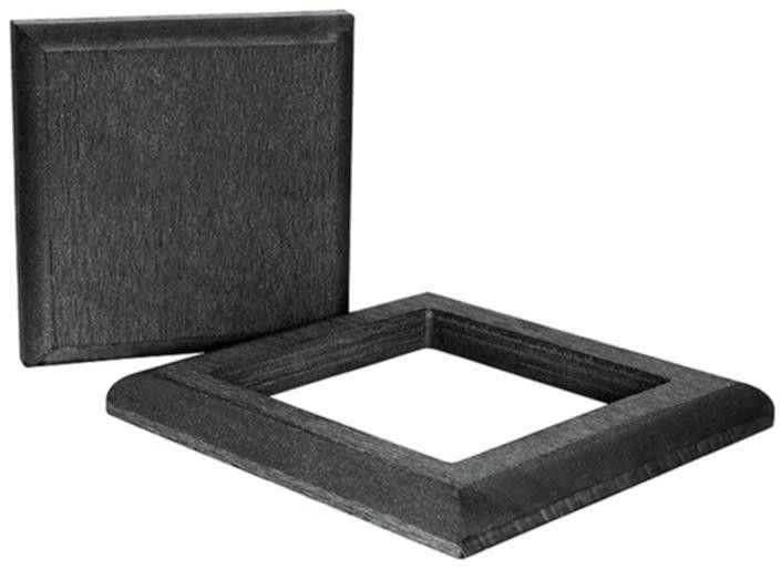 Комплект черной крышки и юбки ДПК для столба Polivan SINGARAJA купить в Нижнем Новгороде