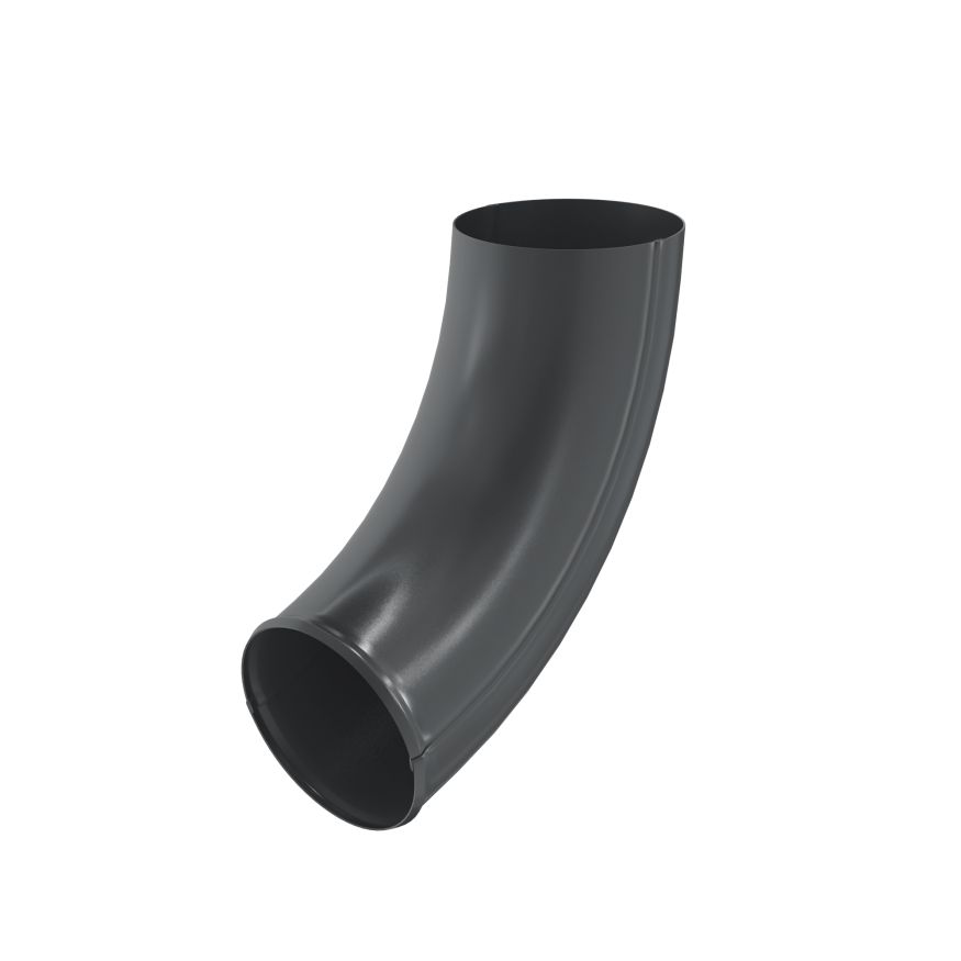 Отвод трубы Aquasystem, RAL 7024 Тёмно-серый 125/90 купить в Нижнем Новгороде