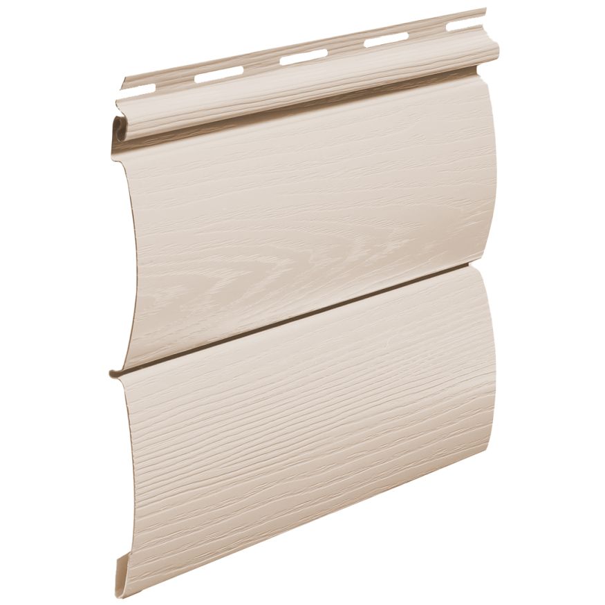 Виниловый сайдинг Fineber, BLOCKHOUSE, Цвет слоновой кости. купить в Нижнем Новгороде