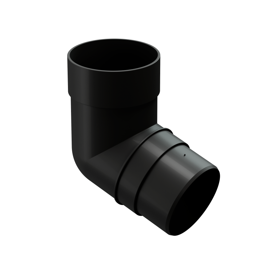 Колено 45˚ для водосточной трубы Docke Premium, Карбон купить в Нижнем Новгороде