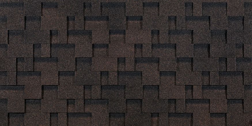 Гибкая черепица EURASIA Docke, Лабиринт, Коричневый купить в Нижнем Новгороде