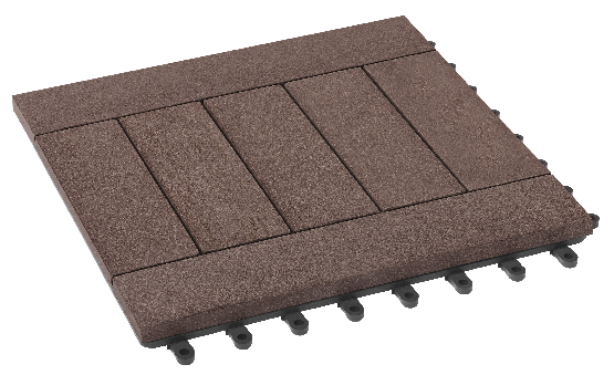 Модульный паркет ДПК GRINDERDECO Комфорт 5 Цвет Шоколад купить в Нижнем Новгороде