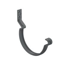 Крюк короткий усиленный модернизированный с комплектом крепления Aquasystem, RAL 7024 Тёмно-серый 125/90
