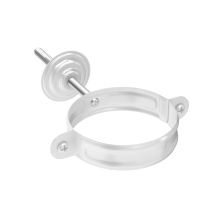 Хомут с комплектом крепления Aquasystem, PU MATT, RAL 9003 Белый 150/100