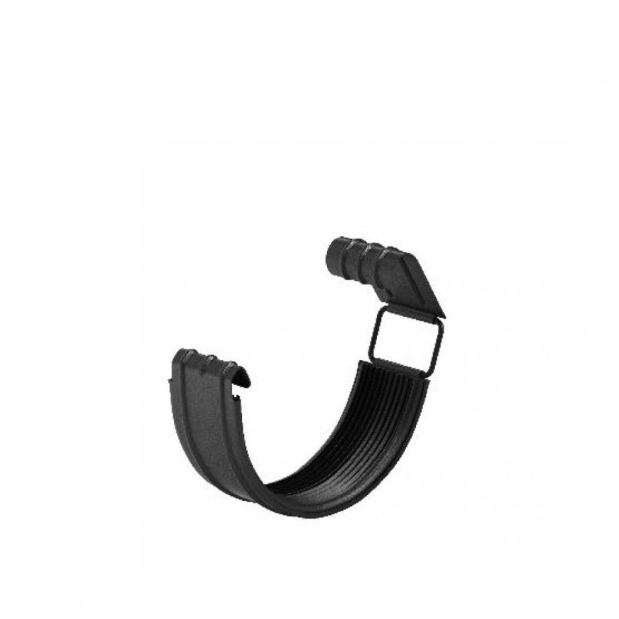 Соединитель желоба с резиновым уплотнителем Aquasystem, черный RAL 9005, 125/90 купить в Нижнем Новгороде