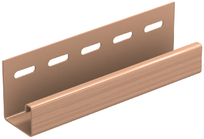 J-планка Ю-пласт, Классика, Розового цвета купить в Нижнем Новгороде