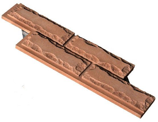 Фасадная плитка Кирисс Фасад Колотый кирпич купить в Нижнем Новгороде