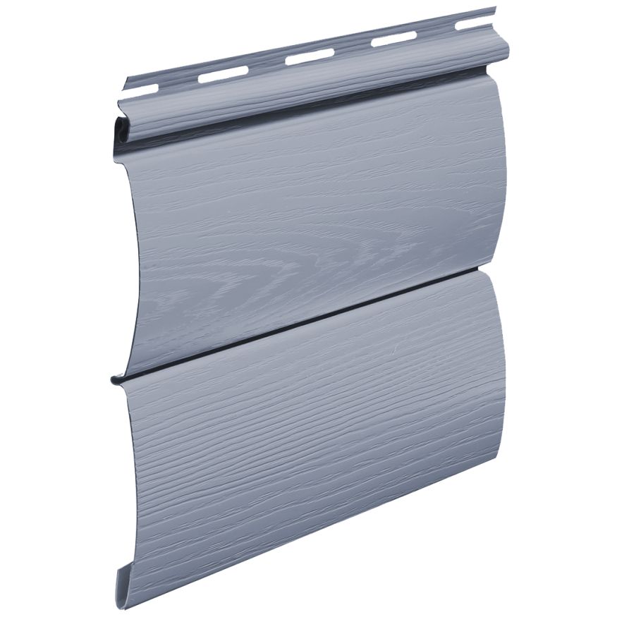 Виниловый сайдинг Fineber, BLOCKHOUSE, Цвет серо-голубой. купить в Нижнем Новгороде