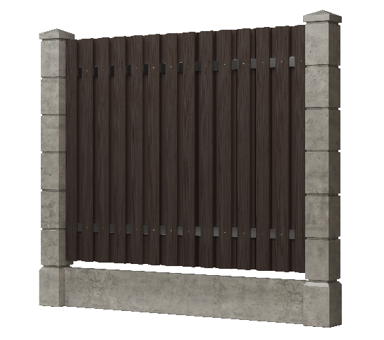 Заборная доска GRINDERDECO, ДПК, текстура &amp;quot;дуб&amp;quot; Венге. купить в Нижнем Новгороде