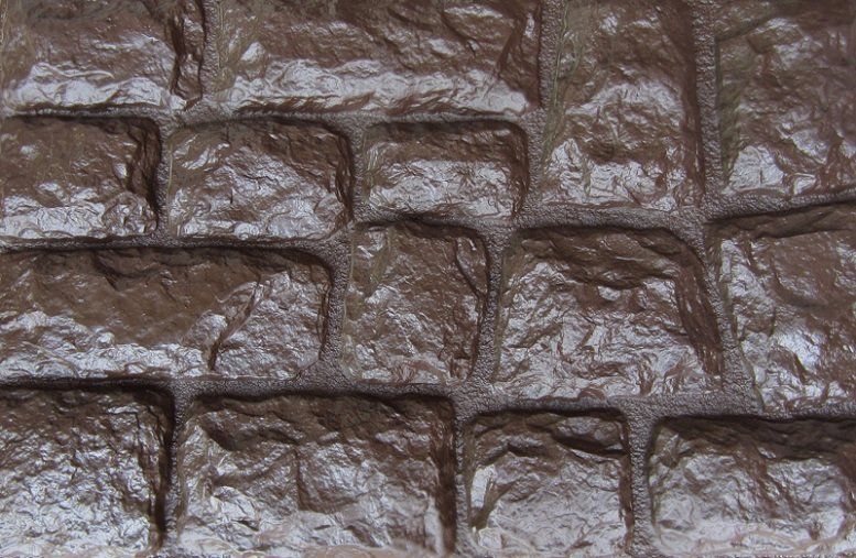 Фасадная панель Аэлит Крупный камень Коричневый купить в Нижнем Новгороде