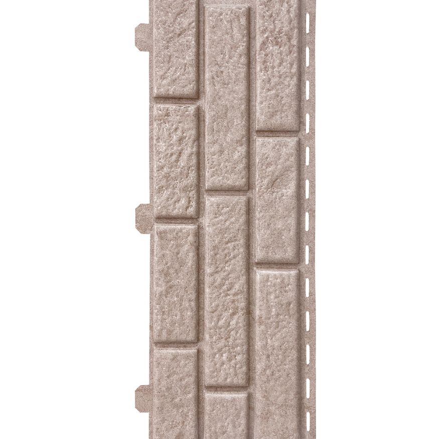 Виниловый сайдинг Fineber, BRICKHOUSE, Цвет: белый купить в Нижнем Новгороде