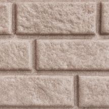 Виниловый сайдинг Fineber, BRICKHOUSE, Цвет: белый