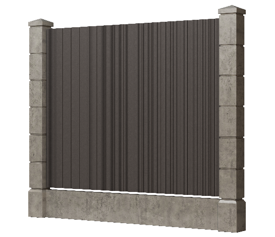 Заборная доска GRINDERDECO, ДПК, с тиснением &amp;quot;дуб&amp;quot;, цвет Асфальт. купить в Нижнем Новгороде