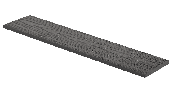 Заборная доска GRINDERDECO, ДПК, с тиснением &amp;quot;дуб&amp;quot;, цвет Асфальт. купить в Нижнем Новгороде