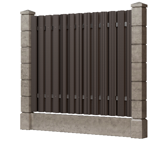 Заборная доска GRINDERDECO, ДПК, с тиснением &amp;quot;дуб&amp;quot;, цвет Асфальт. купить в Нижнем Новгороде