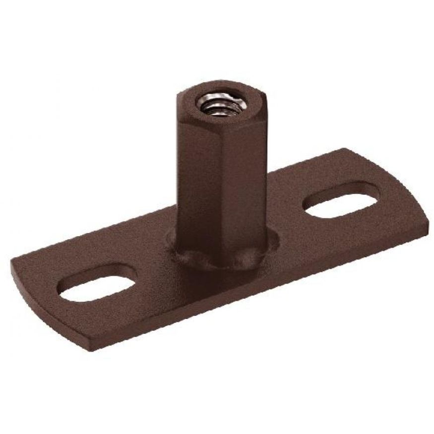 Держатель хомута для метизов Aquasystem, RAL 8017, коричневый матовый, 125/90. купить в Нижнем Новгороде