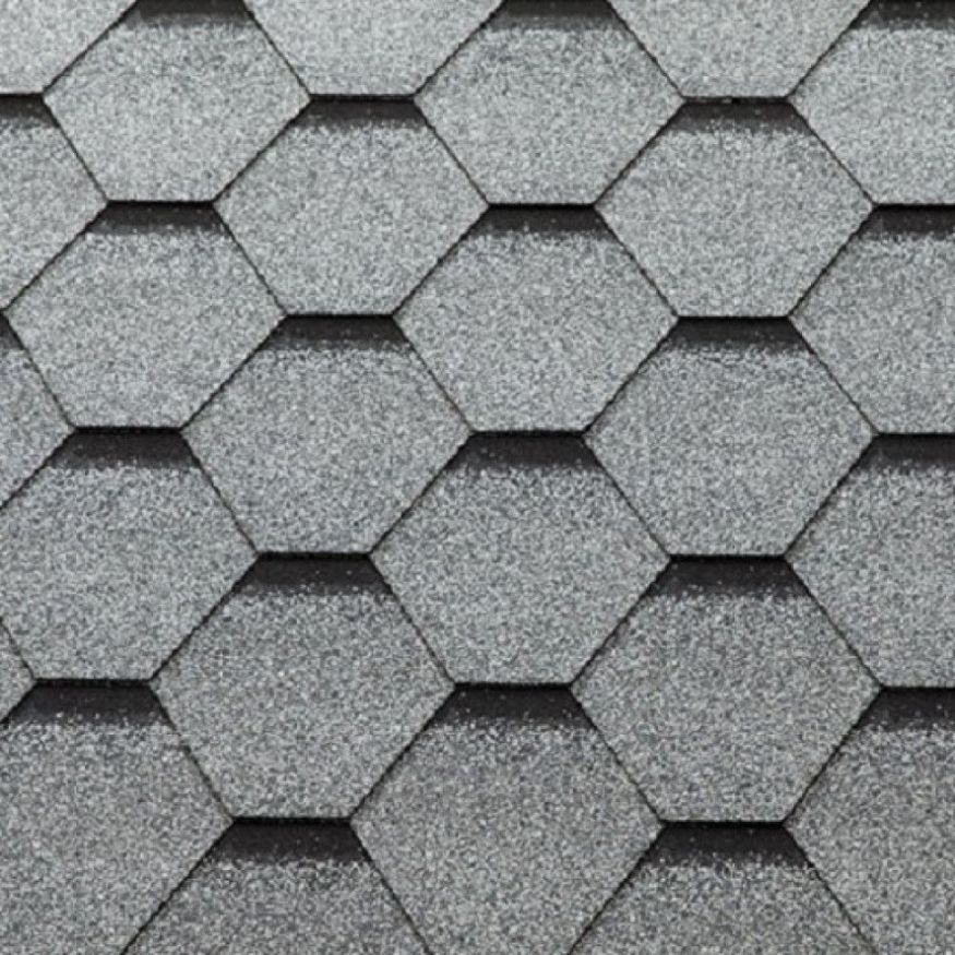 Гибкая кровля KATEPAL серия KATRILLI цвет серый купить в Нижнем Новгороде