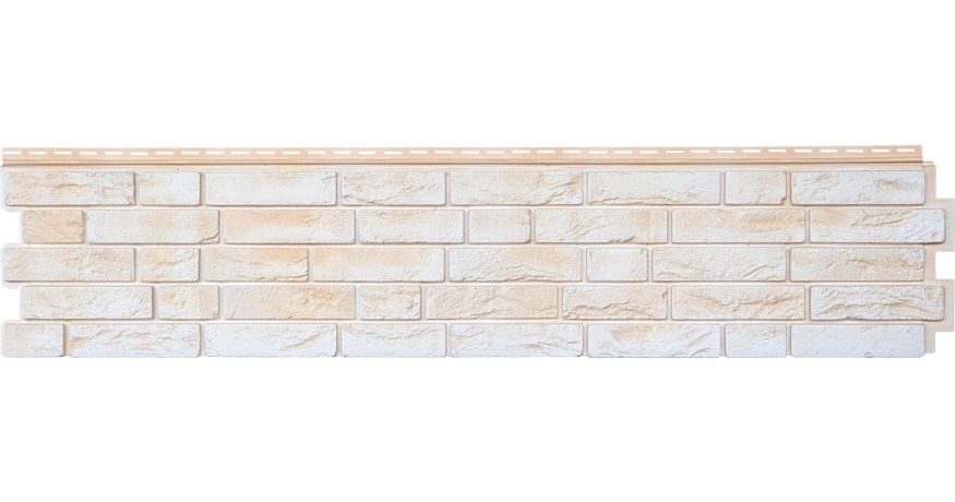 Фасадная панель GrandLine (Я Фасад), Демидовский кирпич, Слоновая кость купить в Нижнем Новгороде