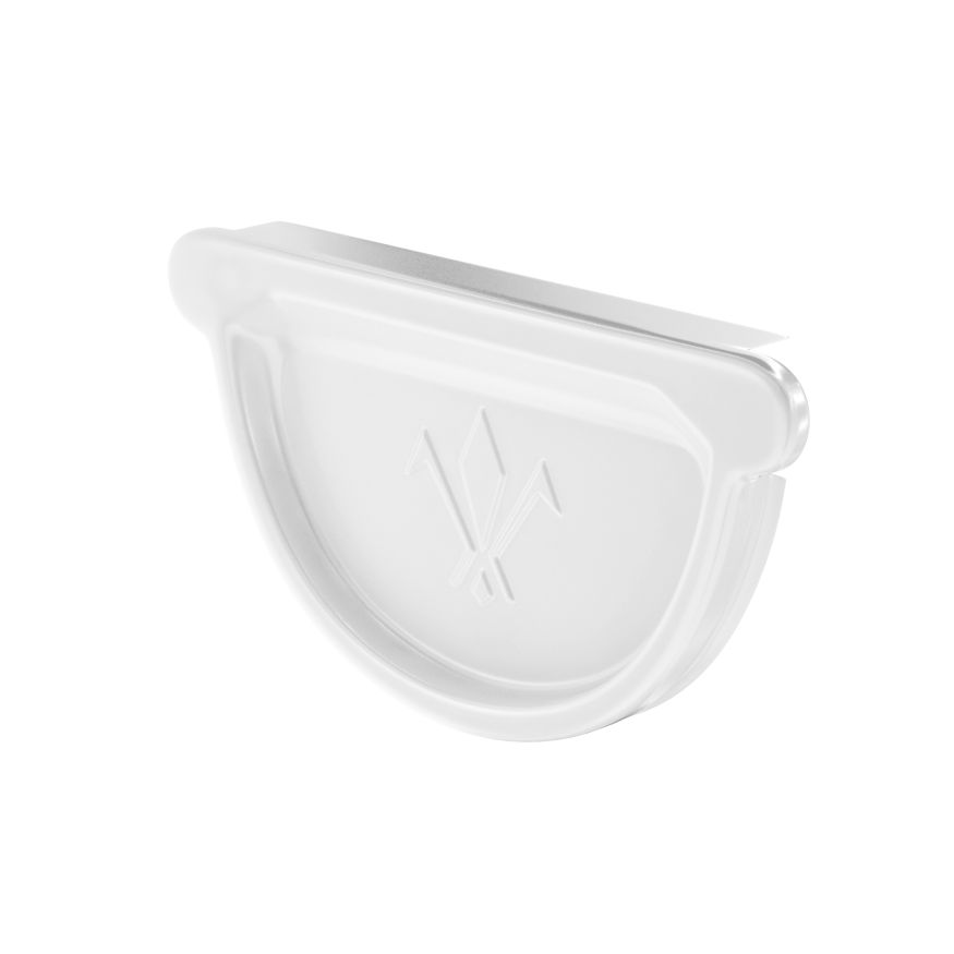 Заглушка универсальная с резиновым уплотнителем Aquasystem, PU MATT, RAL 9003 Белый 150/100 купить в Нижнем Новгороде