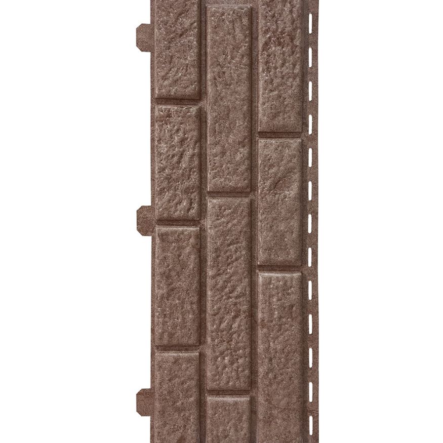 Виниловый сайдинг Fineber, BRICKHOUSE, Цвет: Коричневый купить в Нижнем Новгороде