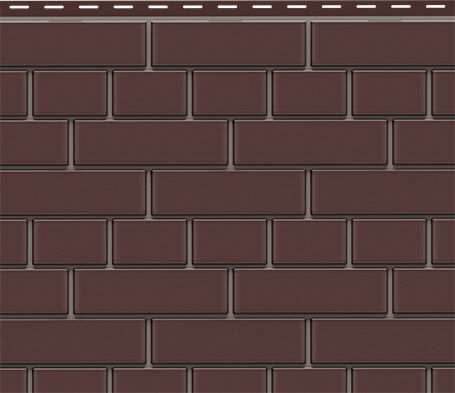 Фасадная панель Доломит, Коричневый кирпич с окраской. купить в Нижнем Новгороде