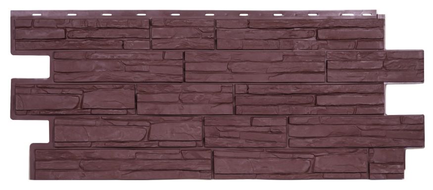 Фасадная панель T-Сайдинг, Альпийская Сказка ЭКО-1 Коричневый купить в Нижнем Новгороде