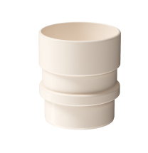 Муфта соединительная для водостока Docke Lux, Латте