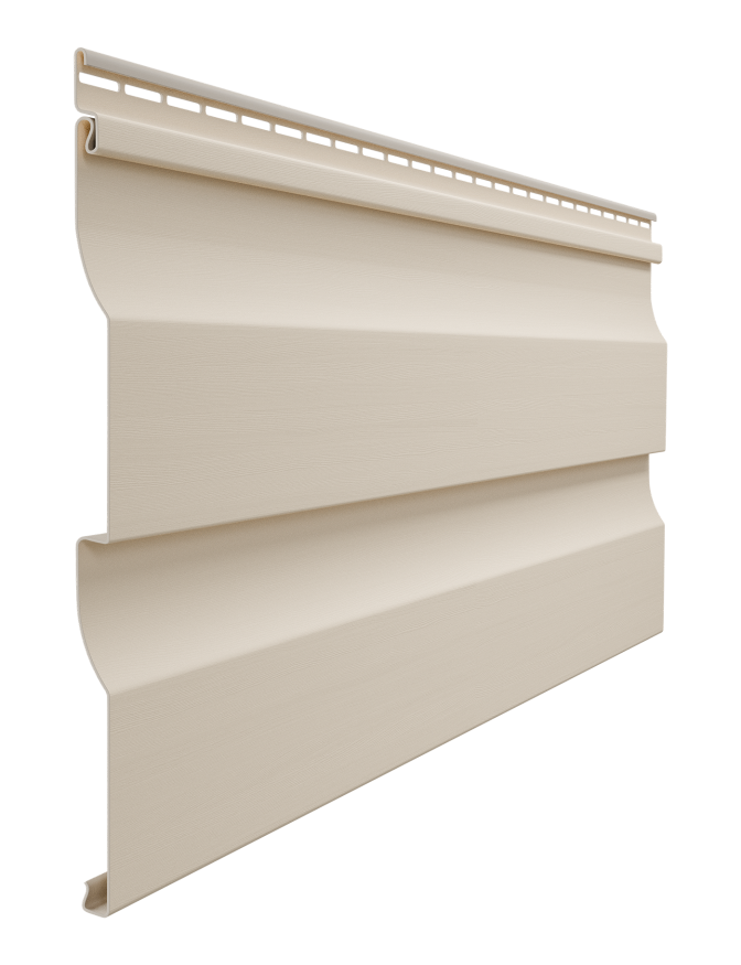 Виниловый сайдинг Docke, Корабельный брус D4.5D, Сливки купить в Нижнем Новгороде