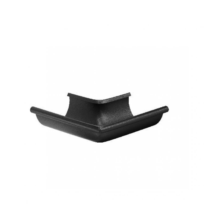 Угол желоба внешний 90°, Aquasystem, RAL 9005 Чёрный 125/90 купить в Нижнем Новгороде