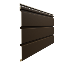 Софит Элит без перфорации, цвет Коричневый (темный дуб)
