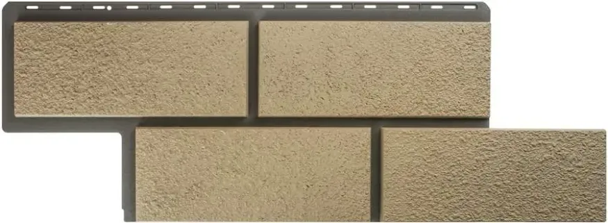 Фасадная панель Альта-Профиль Неаполитанский камень Слоновая Кость купить в Нижнем Новгороде