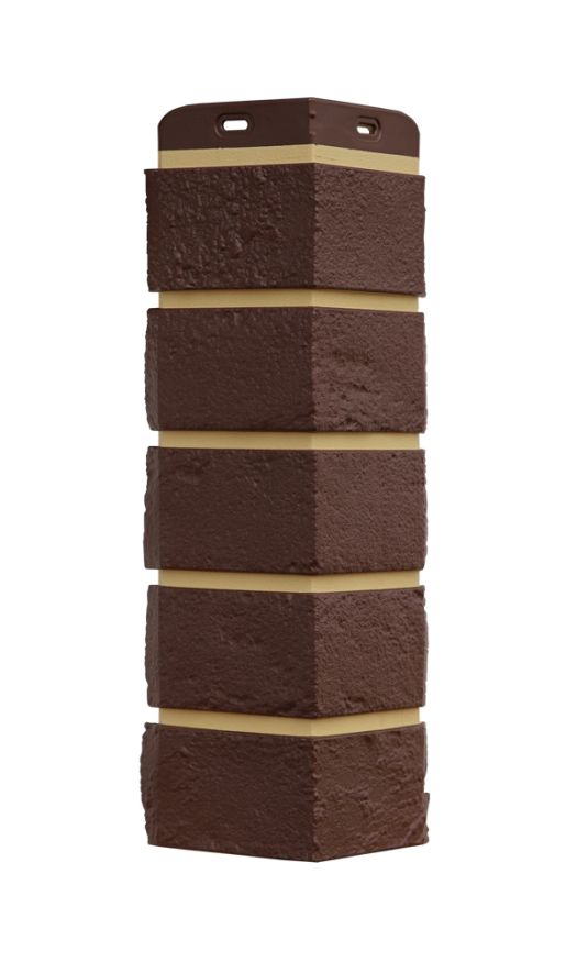 Угол наружный Grand Line, Состаренный кирпич Design Plus, Каштан (Песочный шов) купить в Нижнем Новгороде