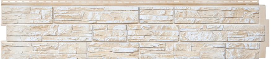 Фасадная панель Grand Line (Я Фасад), Крымский сланец, Слоновая кость купить в Нижнем Новгороде