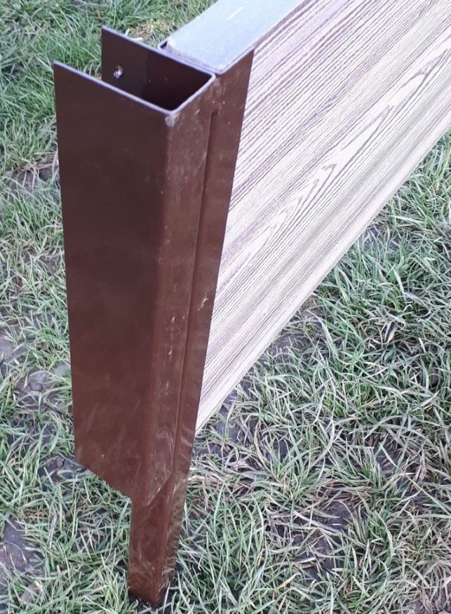 Угловой металлический элемент 90° для доски 300х30 мм Holzhof купить в Нижнем Новгороде