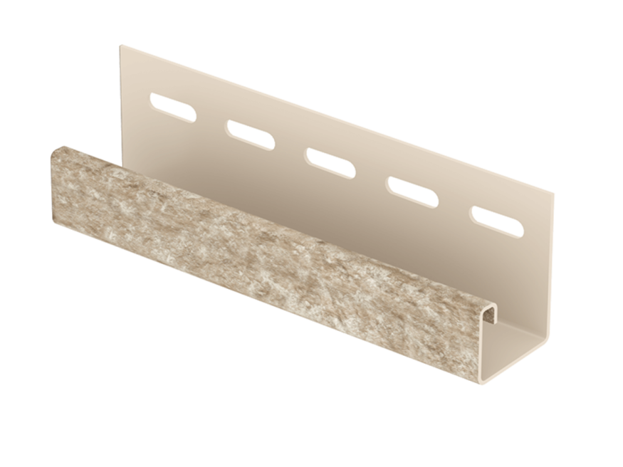 J-планка Ю-Пласт Стон Хаус Кварцит, Светло-Бежевый купить в Нижнем Новгороде