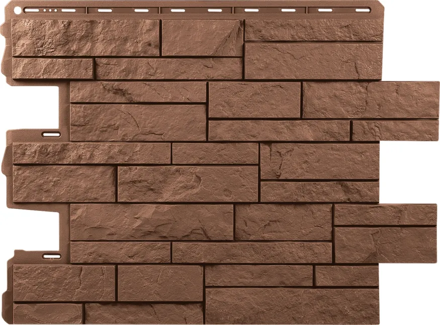 Фасадная панель Альта-Профиль, Шотландия ЭКО Терракотовый купить в Нижнем Новгороде