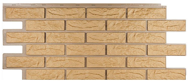 Фасадная панель Т-Сайдинг, Кирпич Лондон Брик Бежевый купить в Нижнем Новгороде
