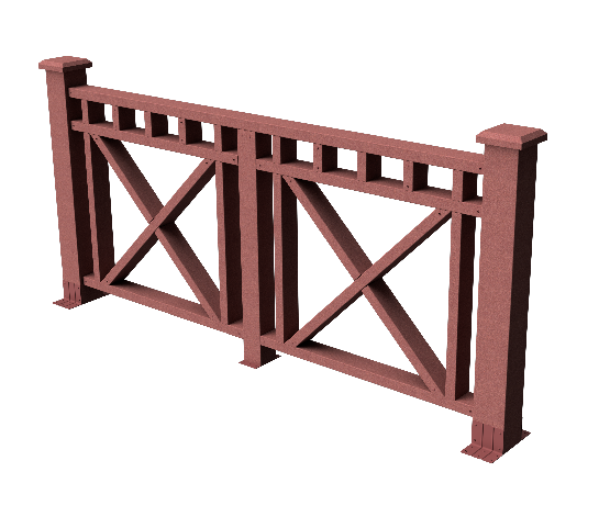 Декоративное ограждение из ДПК GRINDERDECO Виктория мербау купить в Нижнем Новгороде