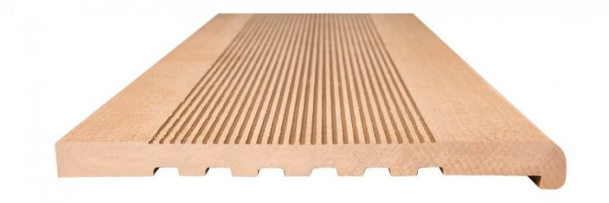 Ступени из ДПК NanoWood - Карамельные полнотелые купить в Нижнем Новгороде