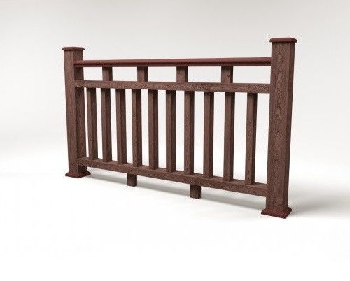 Ограждение из ДПК FG8 коричневое купить в Нижнем Новгороде